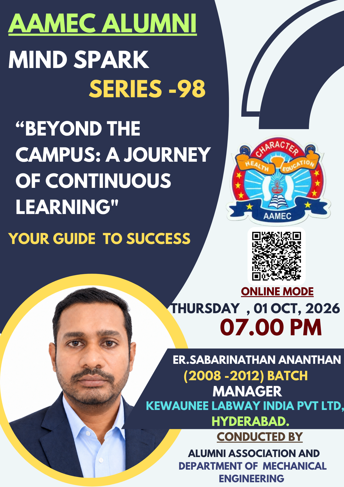 “Beyond the Campus: A Journey of Continuous Learning"